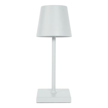 LED Prigušiva stona lampa na dodir LED/3,5W/5V 5200 mAh IP54 bela