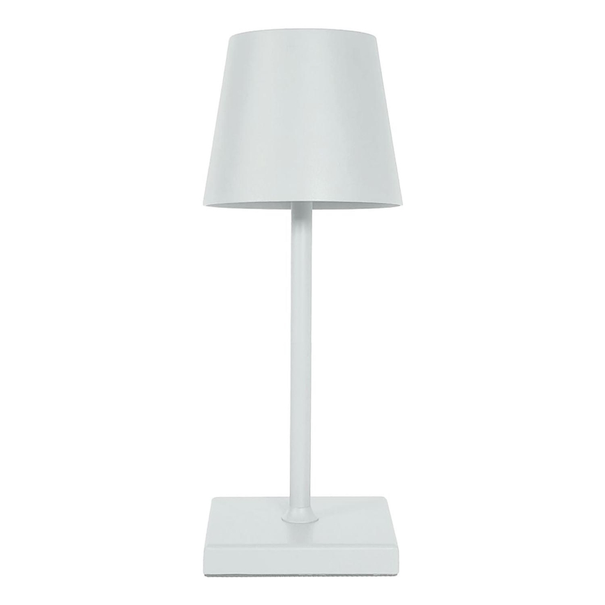 LED Prigušiva stona lampa na dodir LED/3,5W/5V 5200 mAh IP54 bela
