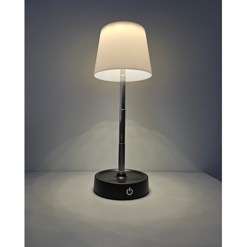 LED Prigušiva stona lampa na dodir LED/3W/5V USB 800 mAh bela