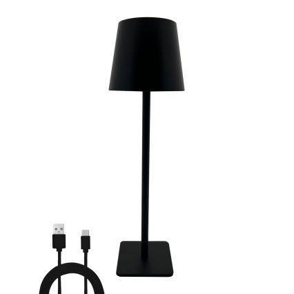 LED Prigušiva stona lampa na dodir LED/5W/5V USB 1200 mAh crno