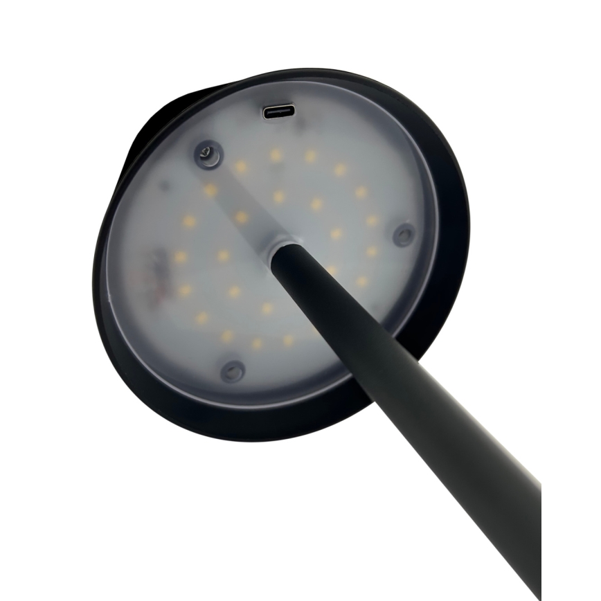 LED Prigušiva stona lampa na dodir LED/5W/5V USB 1200 mAh crno