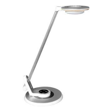 LED Prigušiva stona lampa na dodir LIMA LED/8W/230V USB srebrno