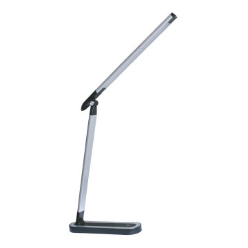 LED Prigušiva stona lampa na dodir MADERA LED/7W/230V USB crno