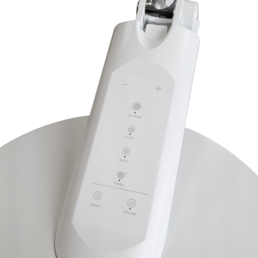 LED Prigušiva stona lampa na dodir OPTIMUM LED/7W/230V USB 3000/4000/6000K bela