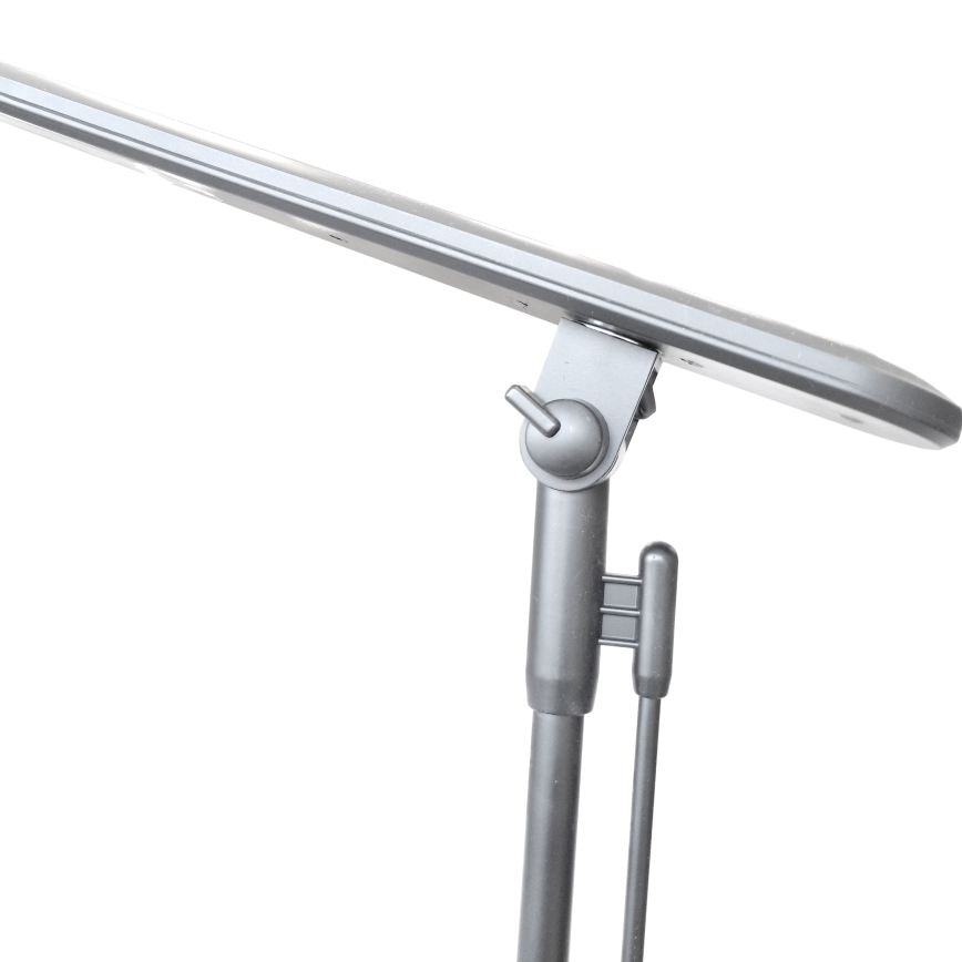LED Prigušiva stona lampa na dodir OPTIMUM LED/7W/230V USB 3000/4000/6000K srebrno