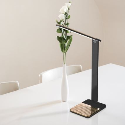 LED Prigušiva stona lampa na dodir PRESTIGE LED/12W/230V 2700/4000K/6500K crno
