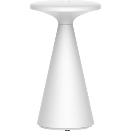 LED Prigušiva dodirna vanjska stona lampa PAROS LED/1,8W/5V USB 1800 mAh IP44 bela