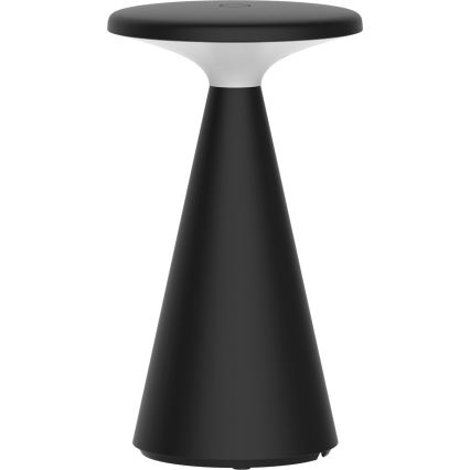 LED Prigušiva dodirna vanjska stona lampa PAROS LED/1,8W/5V USB 1800 mAh IP44 crno