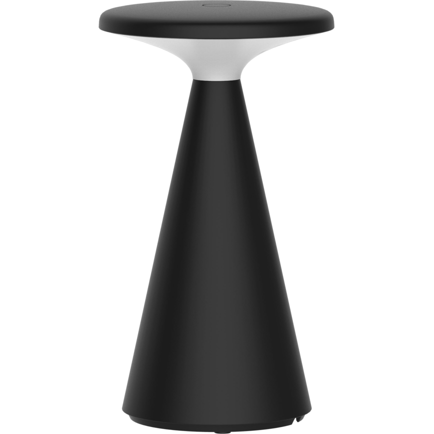 LED Prigušiva dodirna vanjska stona lampa PAROS LED/1,8W/5V USB 1800 mAh IP44 crno