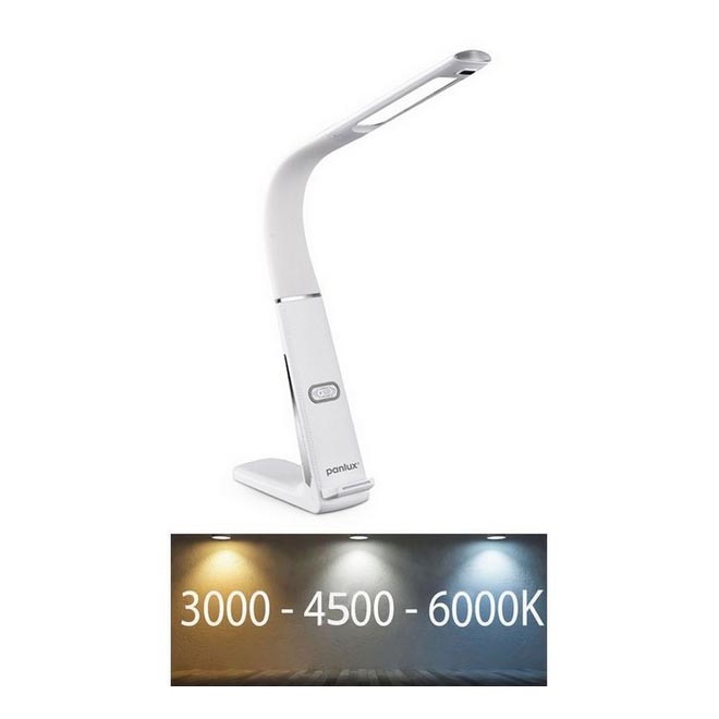 LED Prigušiva stona lampa sa bežičnim punjenjem i senzorom LORD EVO LED/8W/230V 3000K/4500K/6000K bela