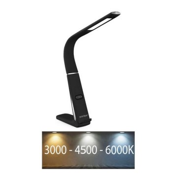 LED Prigušiva stona lampa sa bežičnim punjenjem i senzorom LORD EVO LED/8W/230V 3000K/4500K/6000K crno