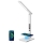 LED Prigušiva stona lampa sa bežičnim punjenjem QI i USB-om KINGFISHER LED/8,5W/230V bela