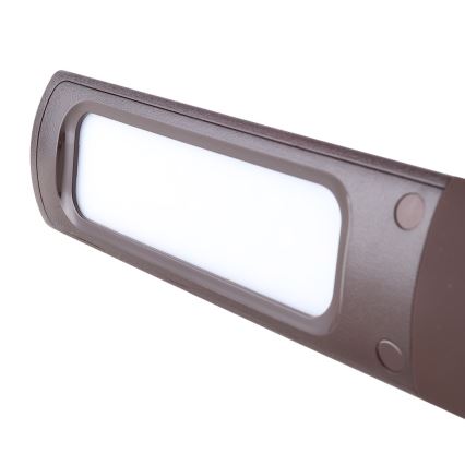 LED prigušiva stona lampa sa displejem GALA LED/6W/230V braon