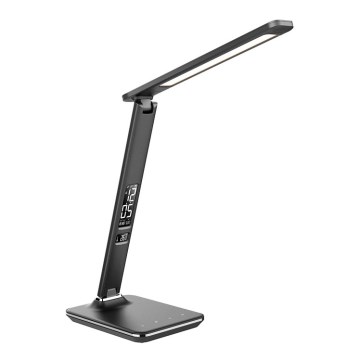 LED prigušiva stona lampa sa displejem LED/9W/230V crna