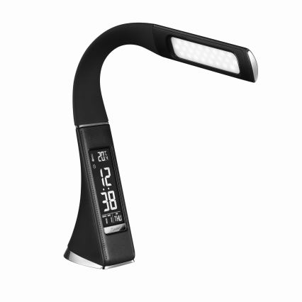 LED prigušiva dodirna stona lampa sa displejem LED/10W/5V crna