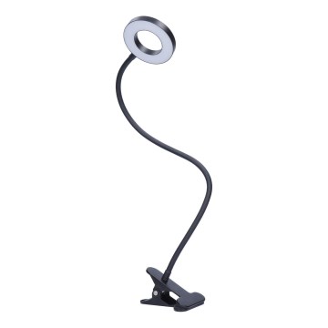 LED prigušiva stona lampa sa klipsom LED/8W/230V 3000/4000/5000K crna