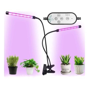 LED prigušiva stona lampa sa klipsom za uzgajanje biljaka LED/8W/5V
