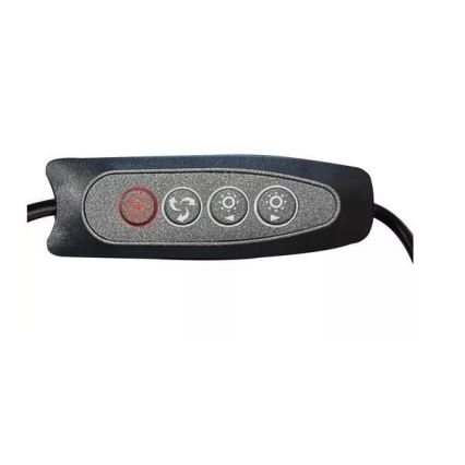 LED Prigušiva stona lampa sa lupom LED/6W/5V 3000K/4000K/6000K crno