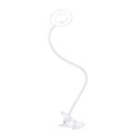 LED prigušiva stona lampa sa stezaljkom LED/8W/230V 3000/4000/5000K bela