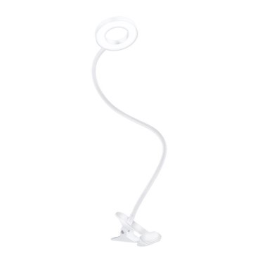 LED prigušiva stona lampa sa stezaljkom LED/8W/230V 3000/4000/5000K bela