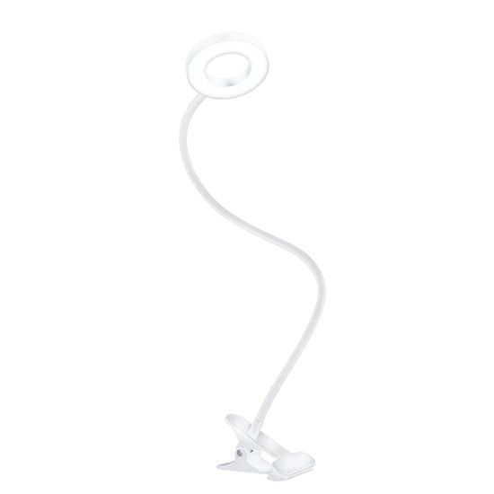 LED prigušiva stona lampa sa stezaljkom LED/8W/230V 3000/4000/5000K bela