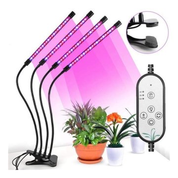 LED prigušiva stona lampa sa stezaljkom za uzgoj biljaka LED/15W/5V