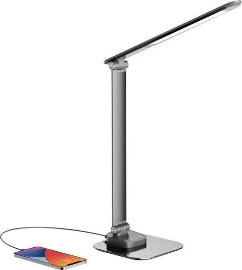 LED Prigušiva stona lampa sa USB LED/7,5W/230V 3000K/4000K/5500K antracit