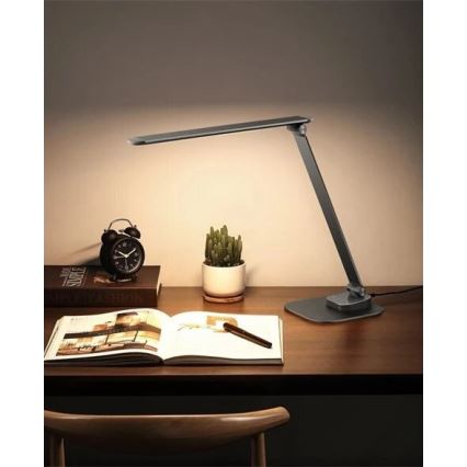 LED Prigušiva stona lampa sa USB LED/7,5W/230V 3000K/4000K/5500K antracit