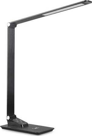 LED Prigušiva stona lampa sa USB LED/7W/230V 3000K/4000K/5500K crno