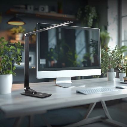LED Prigušiva stona lampa sa USB LED/7W/230V 3000K/4000K/5500K crno