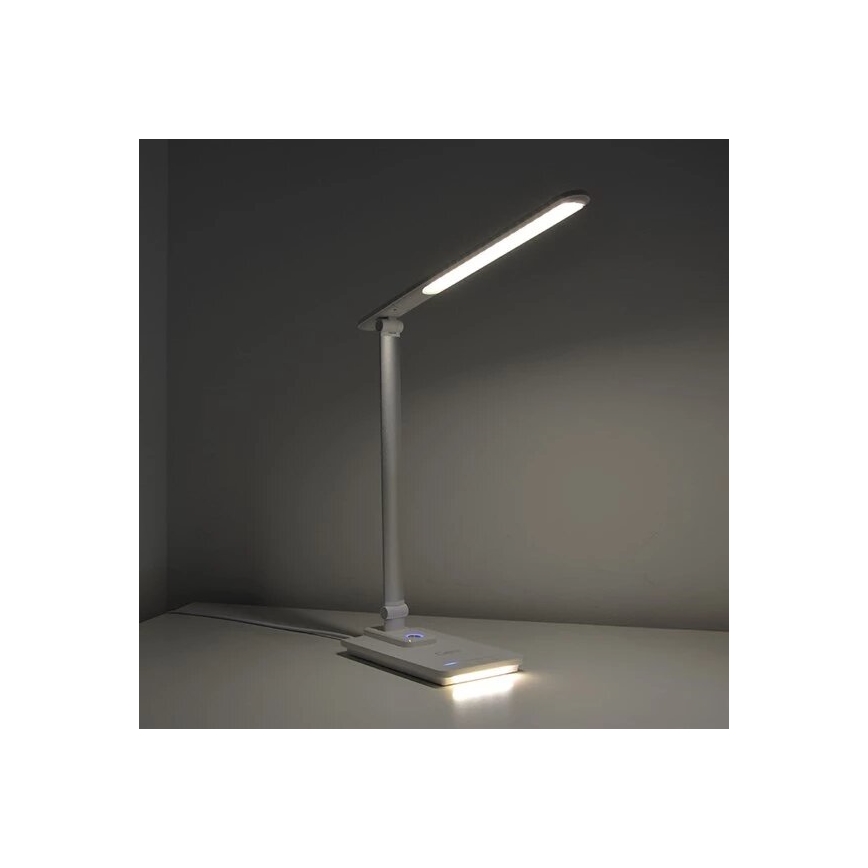 LED Prigušiva stona lampa sa USB LED/9W/230V 3000K/4000K/5500K bela