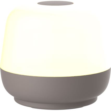 LED Prigušiva dodirna vanjska stona lampa SAMBA LED/1,2W/5V USB 1200 mAh IP44 sivo