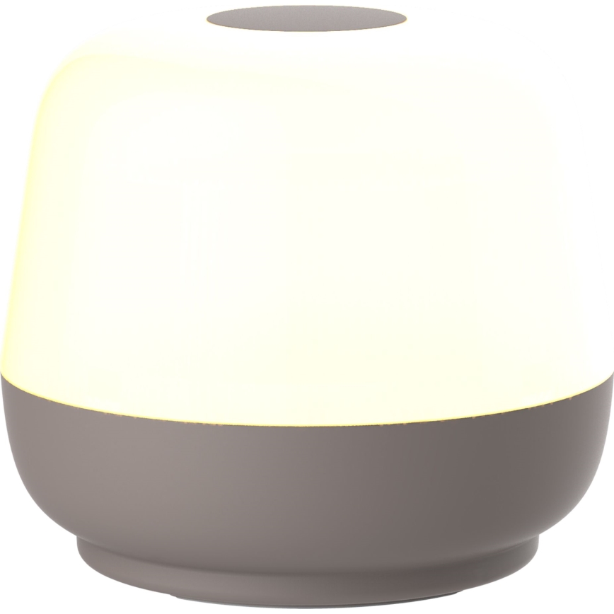 LED Prigušiva dodirna vanjska stona lampa SAMBA LED/1,2W/5V USB 1200 mAh IP44 sivo