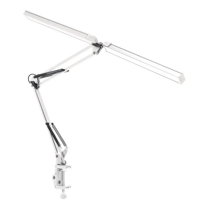 LED Prigušiva stona lampa TENUIX DUO 2xLED/14W/230V 3000-6000K bela