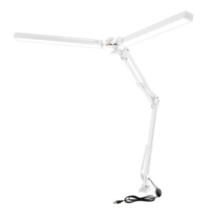 LED Prigušiva stona lampa TENUIX DUO 2xLED/14W/230V 3000-6000K bela