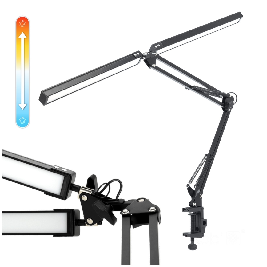 LED Prigušiva stona lampa TENUIX DUO 2xLED/14W/230V 3000-6000K