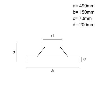 LED prigušiva plafonska svetiljka sa ventilatorom LED/35W/230V 3000-6500K crna + daljinski upravljač