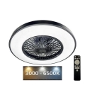 LED prigušiva stropna lampa sa ventilatorom OPAL LED/72W/230V 3000-6500 + daljinski upravljač