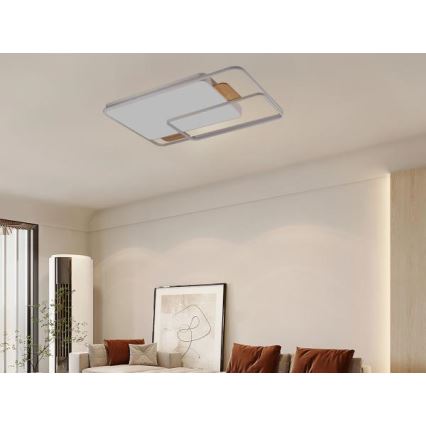 LED prigušiva stropna svetiljka LED/280W/230V 3000-6500K + daljinski upravljač