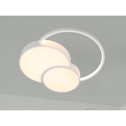 LED prigušiva stropna svetiljka LED/60W/230V 3000-6500K bela + daljinski upravljač