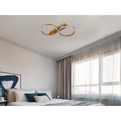 LED prigušiva stropna svetiljka LED/60W/230V 3000-6500K + daljinski upravljač