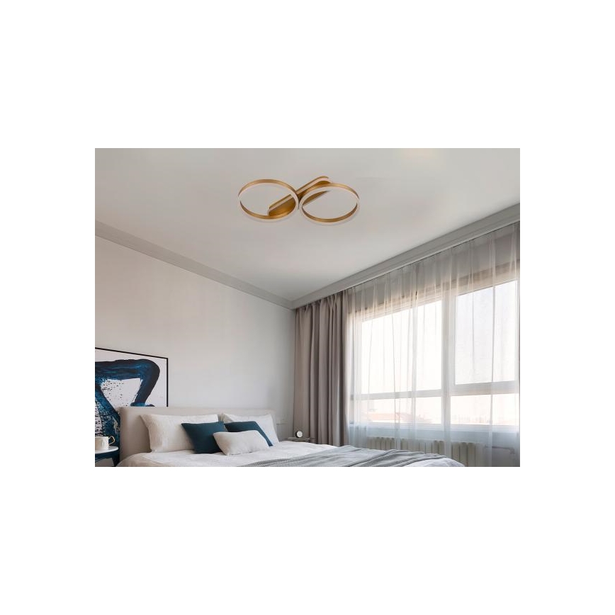 LED prigušiva stropna svetiljka LED/60W/230V 3000-6500K + daljinski upravljač