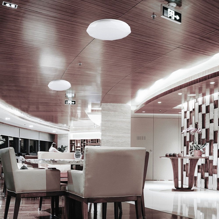 LED prigušiva plafonska svetiljka LED/60W/230V 3000K/4000K/6500K preč. 50 cm + daljinski upravljač