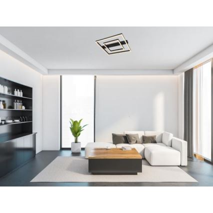 LED prigušiva stropna svetiljka LED/70W/230V 3000-6500K + daljinski upravljač