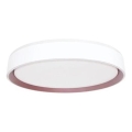 LED prigušiva stropna svetiljka sa glasovnim upravljanjem OPAL LED/48W/230V 2700-6500K bela + daljinski upravljač