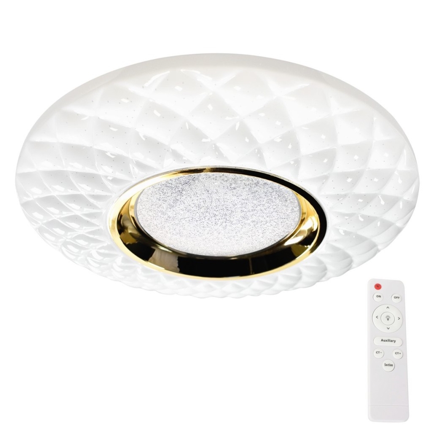 LED prigušiva stropna svetiljka TOKYO LED/48W/230V 3000-6000K + daljinski upravljač