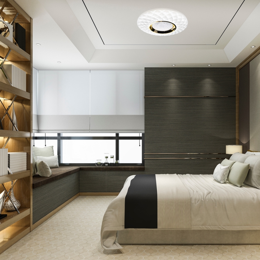 LED prigušiva stropna svetiljka TOKYO LED/48W/230V 3000-6000K + daljinski upravljač