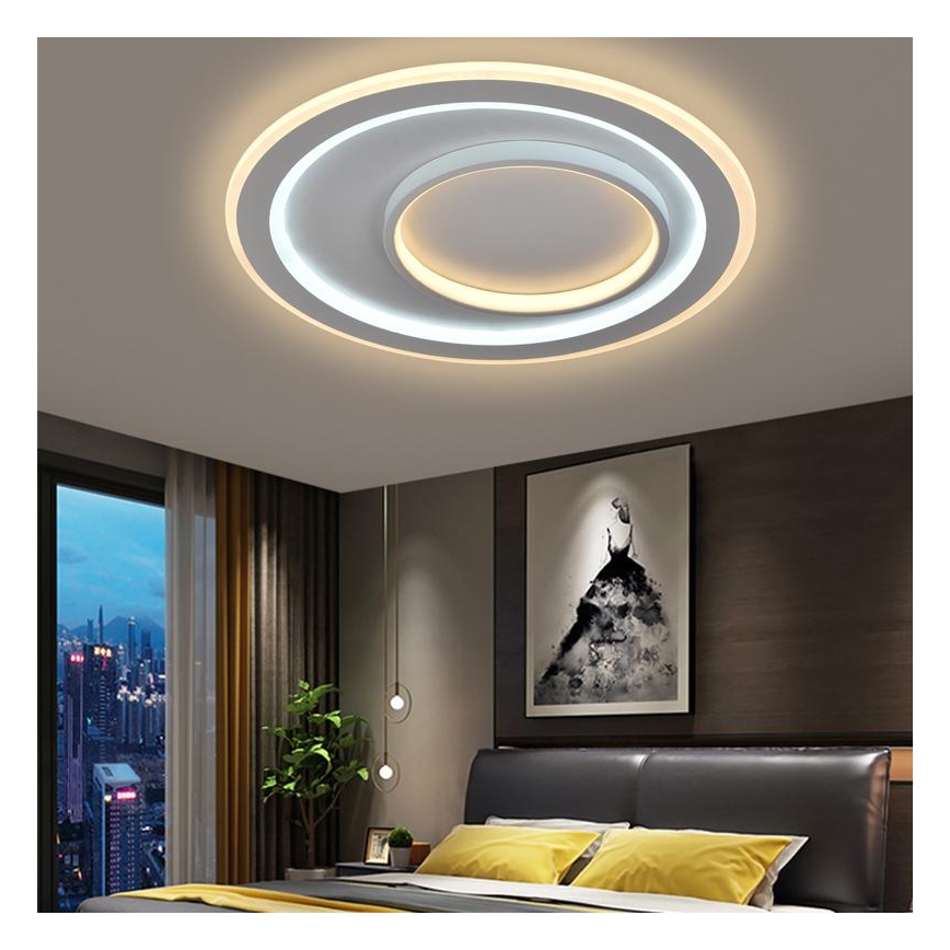 LED Prigušiva stropna svjetiljka LED/85W/230V 3000-6500K + daljinski upravljač