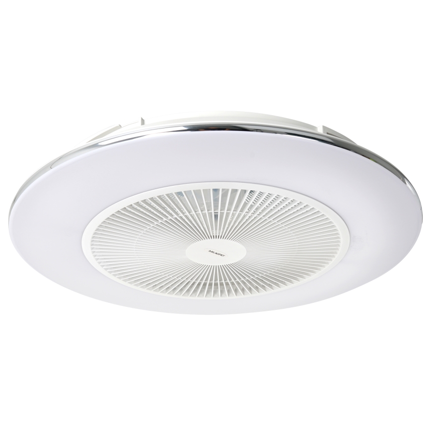 LED Prigušiva stropna svjetiljka s ventilatorom ARIA LED/38W/230V 3000-6000K bijela + daljinski upravljač
