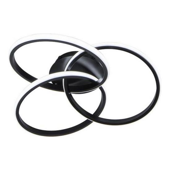 LED prigušiva stropno svetlo LED/70W/230V 3000-6500K crno + daljinski upravljač